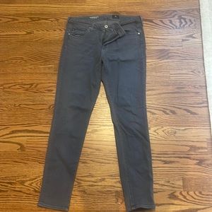AG Dark grey skinny jeans - size 30R